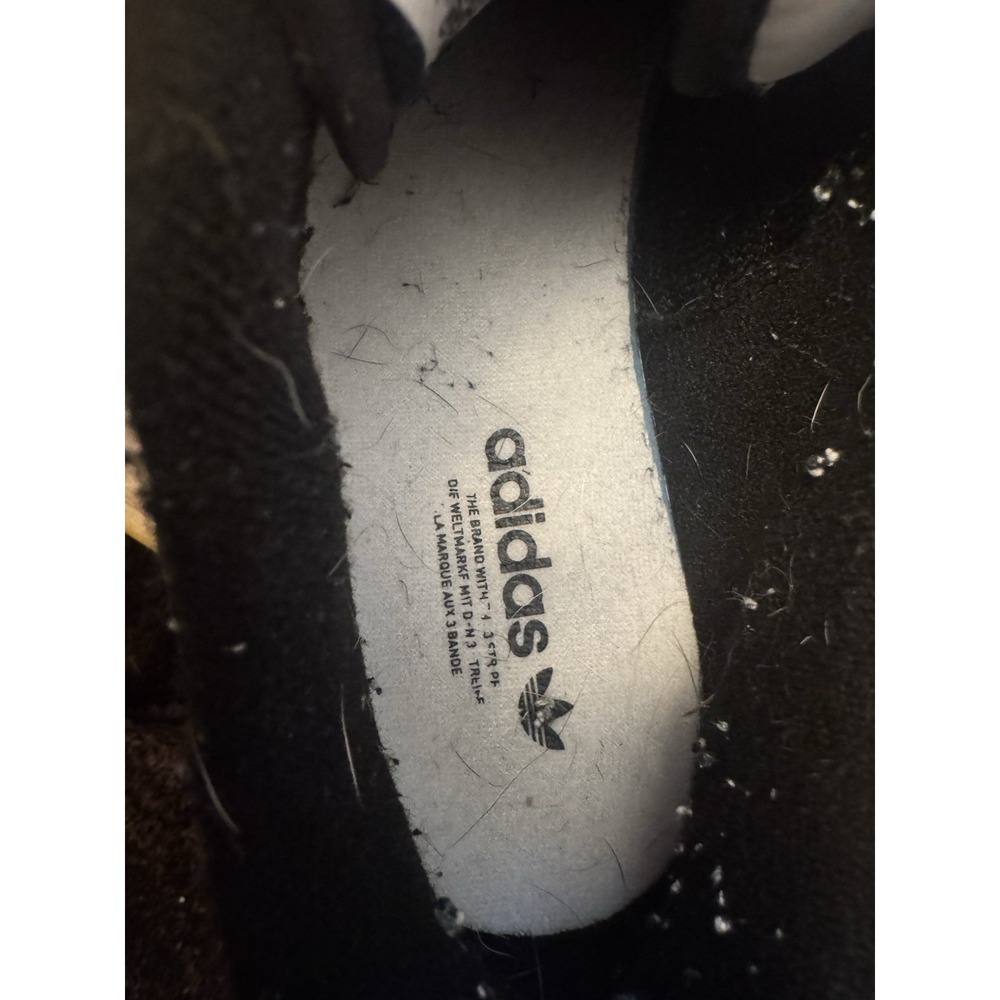 Adidas Forum Low Shoe Black White Casual Sneakers Lace Up Youth Size 5 Boys - Picture 13 of 15